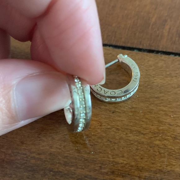 Coach Small Hoop Earrings - Picture 2 of 3
